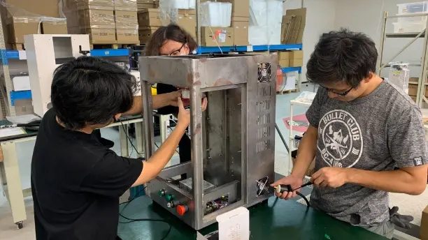 現在の開発作業現場の様子