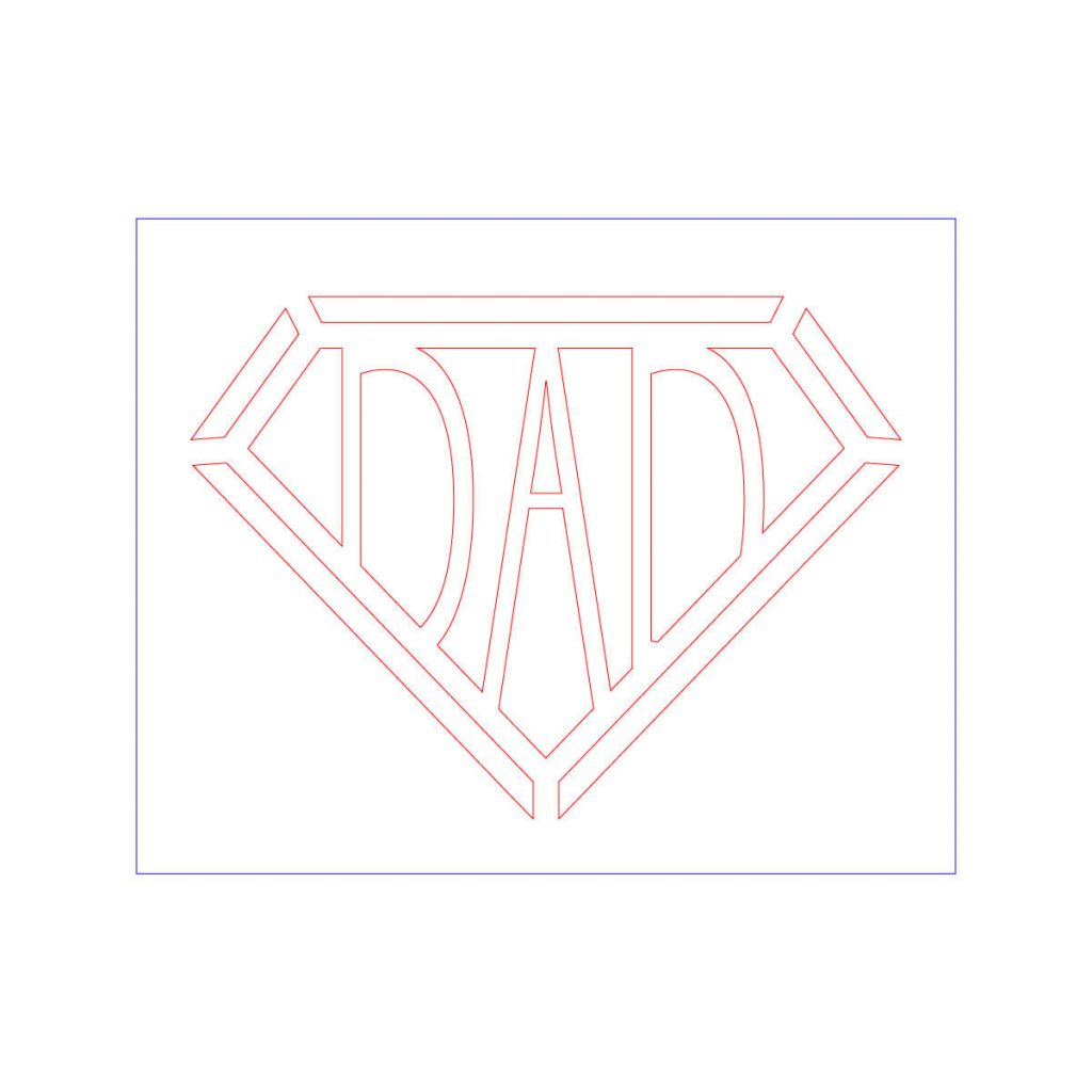 Dadマーク（ステンシル）1