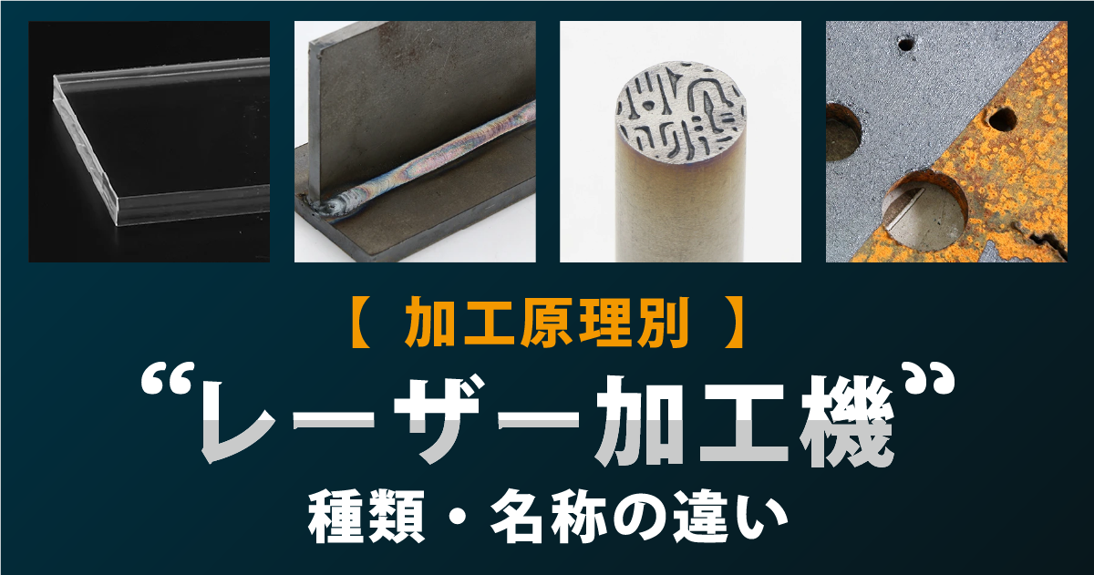 レーザー加工機の種類を総まとめ｜加工原理・光源・名称の違いを体系的にわかりやすく解説