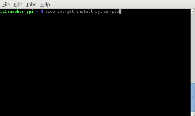 sudo apt-get install python-pip