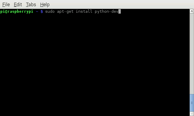 sudo apt-get install python-dev