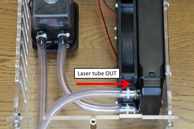 レーザー管OUT