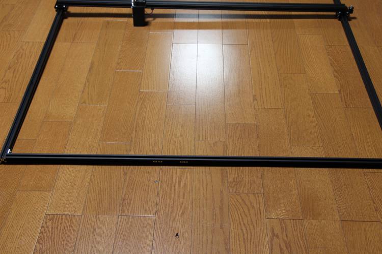 X軸ユニット挟み込む